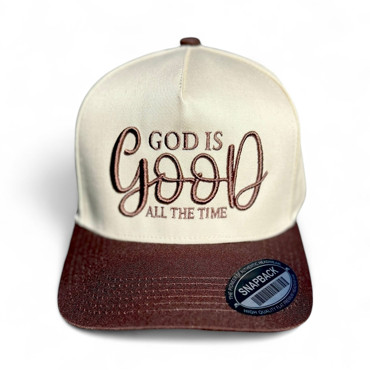 GOD IS GOOD ALL THE TIME 3D Puff Embroidered Hat